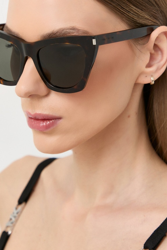 Saint Laurent okulary przeciwsłoneczne KATE SL.214.KATE brązowy