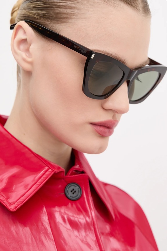 Saint Laurent okulary przeciwsłoneczne KATE czarny SL.214.KATE
