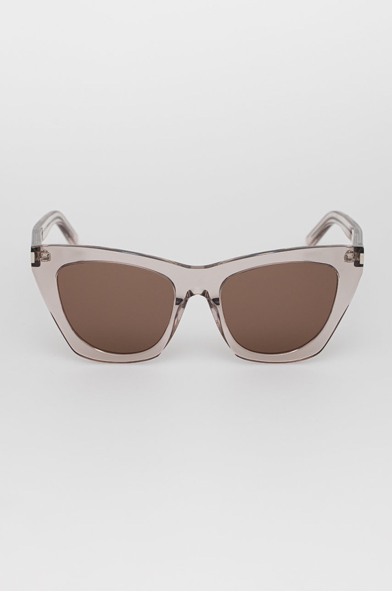 Akcesoria Saint Laurent okulary przeciwsłoneczne KATE SL.214.KATE beżowy