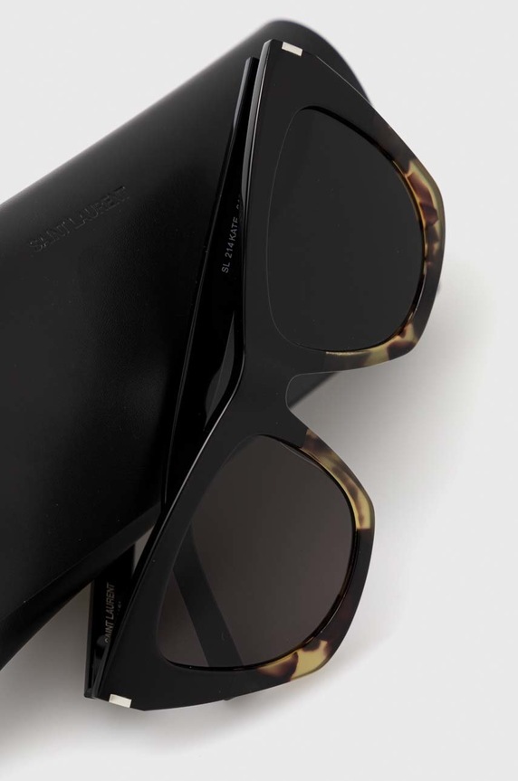 Saint Laurent okulary przeciwsłoneczne KATE brązowy SL.214.KATE