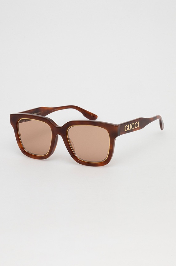 Gucci okulary przeciwsłoneczne GG1136SA brązowy AA00