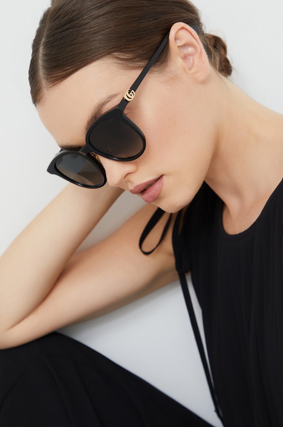 Sončna očala Gucci Cat eye črna GG1073SK