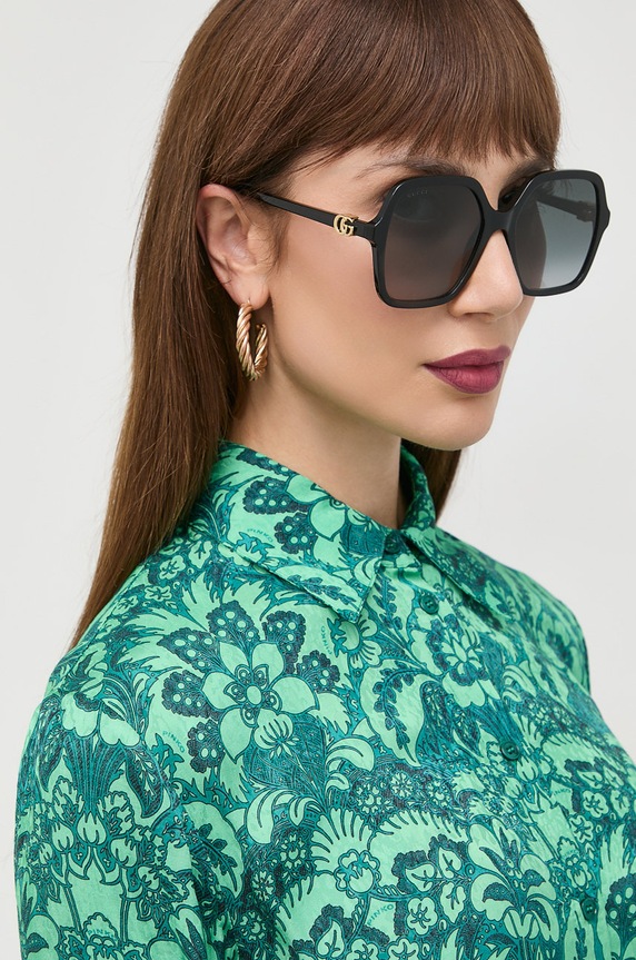 Γυαλιά ηλίου Gucci ντεγκραντέ μαύρο GG1072S
