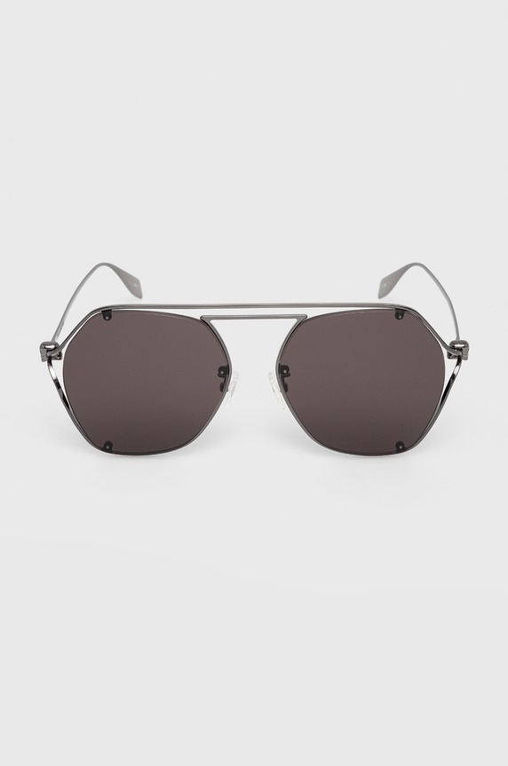 Akcesoria Alexander McQueen okulary przeciwsłoneczne AM0367S szary