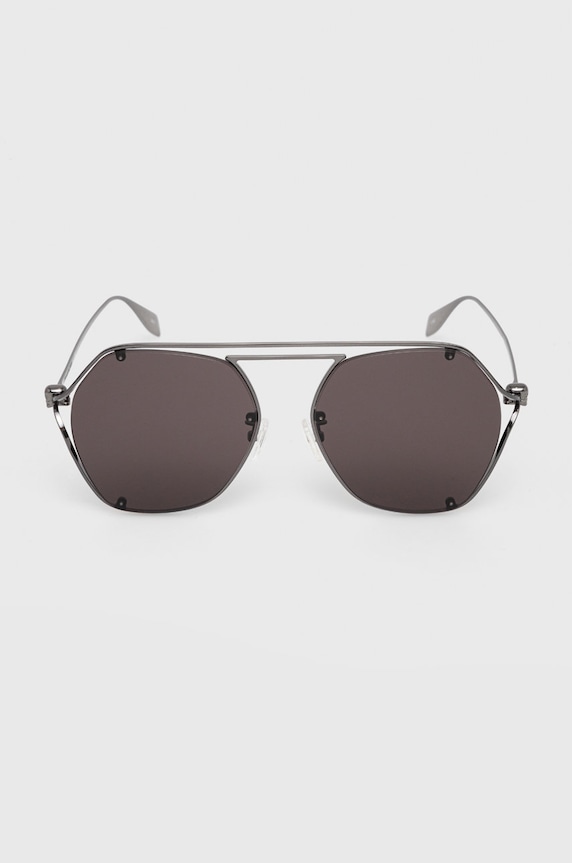 Akcesoria Alexander McQueen okulary przeciwsłoneczne AM0367S szary