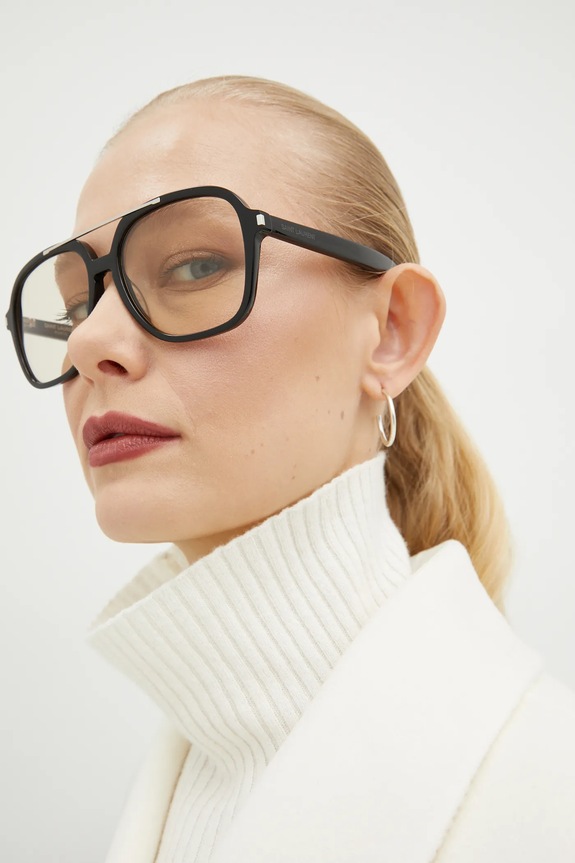 Saint Laurent ochelari de soare uniforme negru SL.545