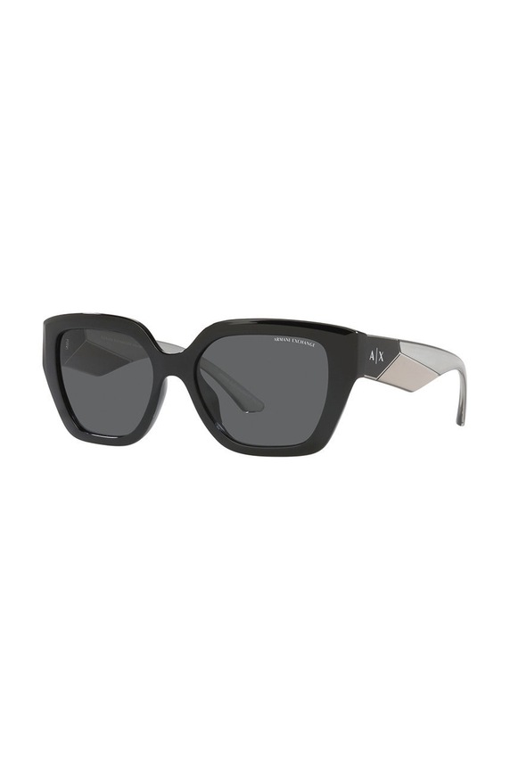 Armani Exchange okulary przeciwsłoneczne damskie 0AX4125SU czarny AA00