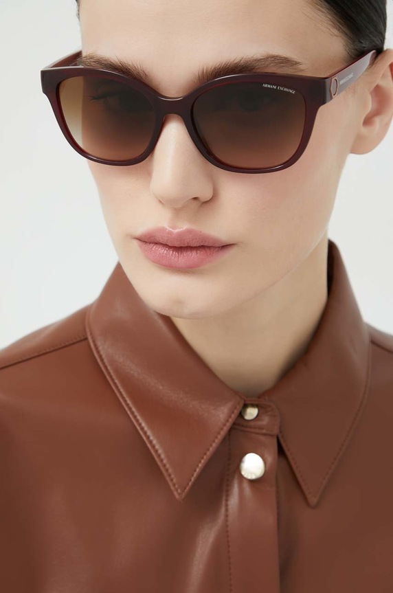 Armani Exchange napszemüveg cat eye barna 0AX4127S