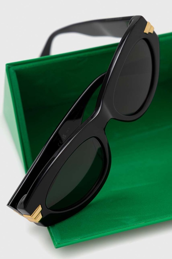 Bottega Veneta okulary przeciwsłoneczne czarny BV1189S