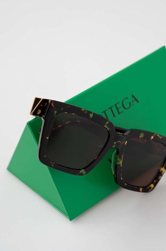 Bottega Veneta okulary przeciwsłoneczne BV1198SA brązowy
