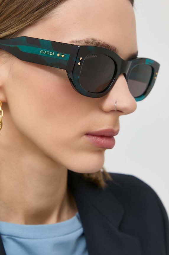 Gucci okulary przeciwsłoneczne GG1215S czarny