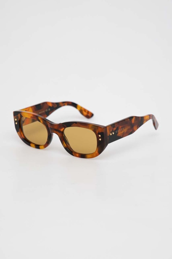 Gucci okulary przeciwsłoneczne GG1215S brązowy AA00