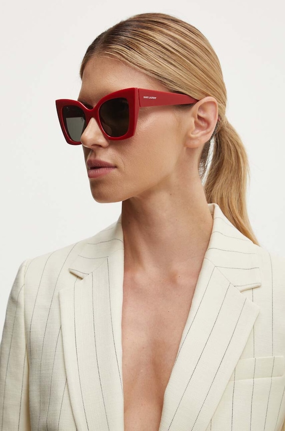 Sluneční brýle Saint Laurent červená SL.552