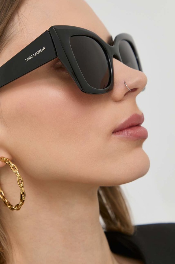Γυαλιά ηλίου Saint Laurent SL.552 μαύρο