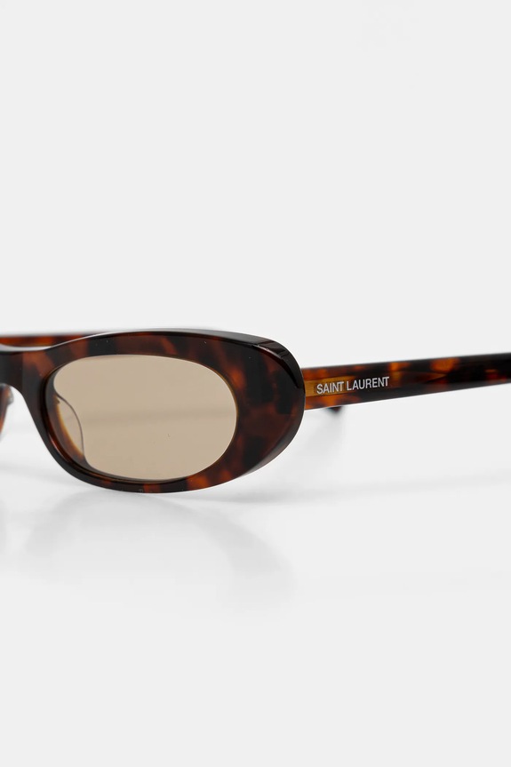 Saint Laurent okulary przeciwsłoneczne SHADE brązowy SL.557.SHADE