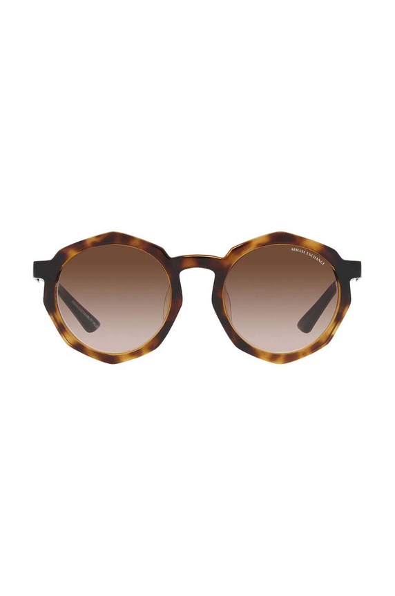 Armani Exchange okulary przeciwsłoneczne 0AX4132SU brązowy AA00