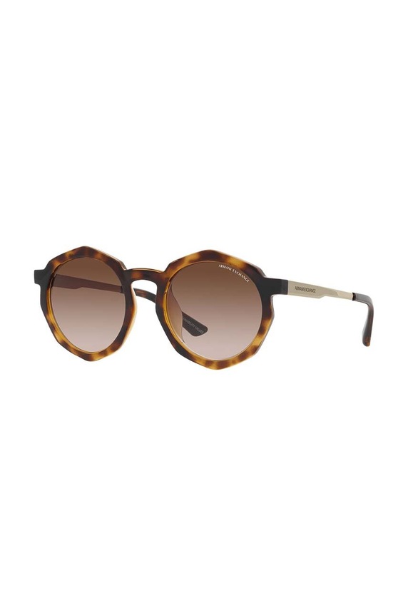 Akcesoria Armani Exchange okulary przeciwsłoneczne 0AX4132SU brązowy