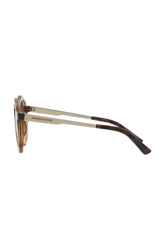 Armani Exchange okulary przeciwsłoneczne 0AX4132SU brązowy
