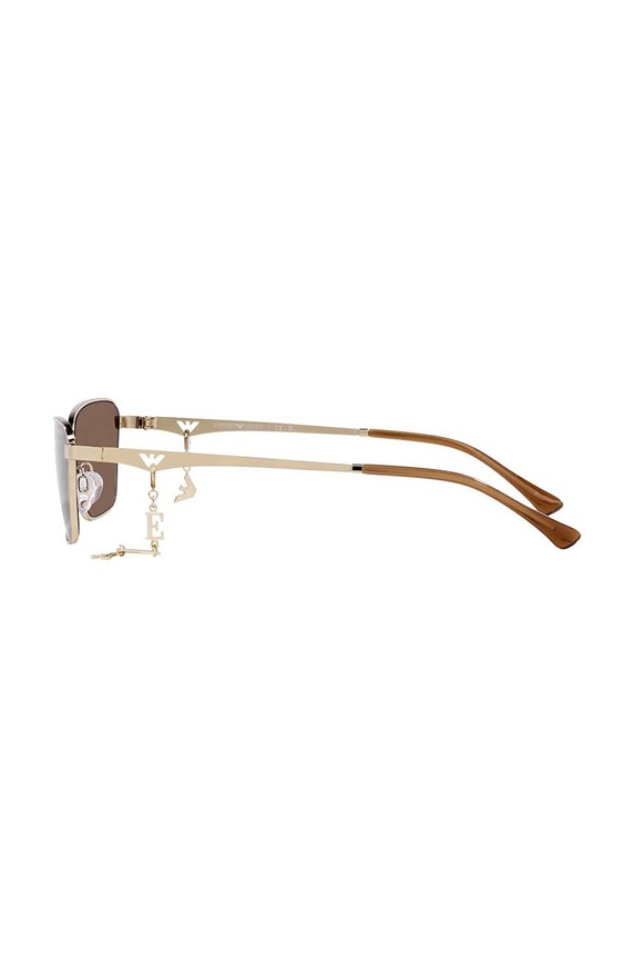 Emporio Armani okulary przeciwsłoneczne beżowy 0EA2141
