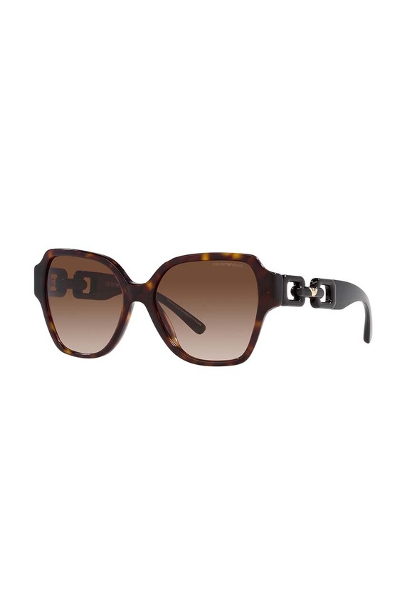 Emporio Armani okulary przeciwsłoneczne 0EA4202 brązowy AA00