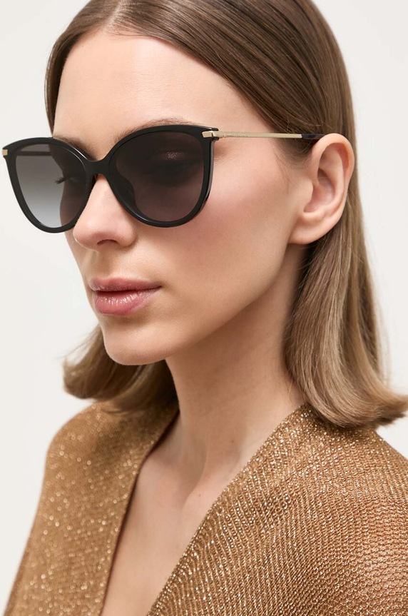 Sunčane naočale Michael Kors mačje oči crna 0MK2184U