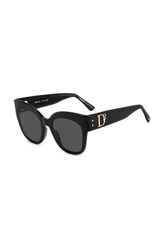 DSQUARED2 okulary przeciwsłoneczne jednolita czarny D2.0097/S