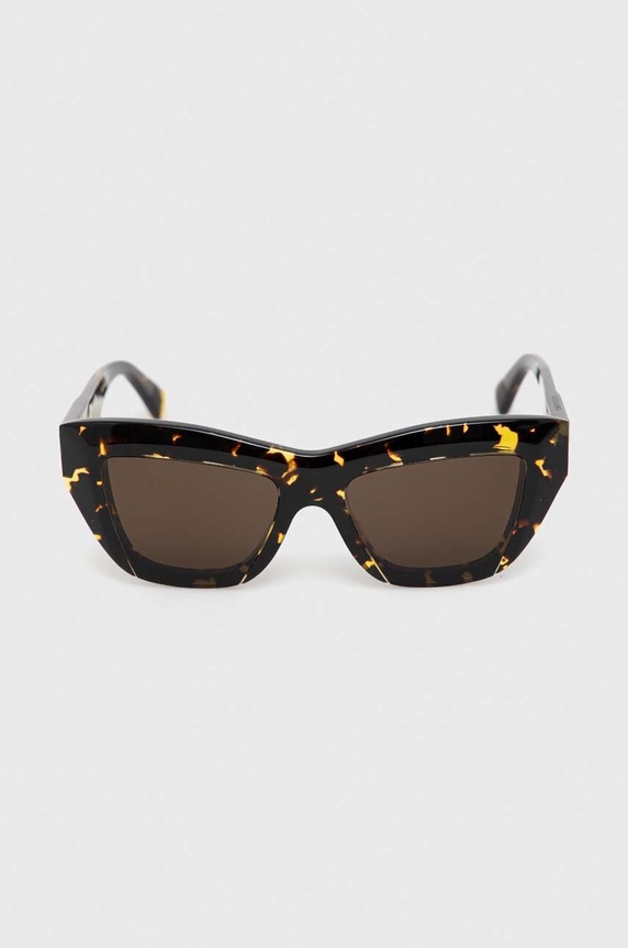 Akcesoria Bottega Veneta okulary przeciwsłoneczne BV1218S brązowy