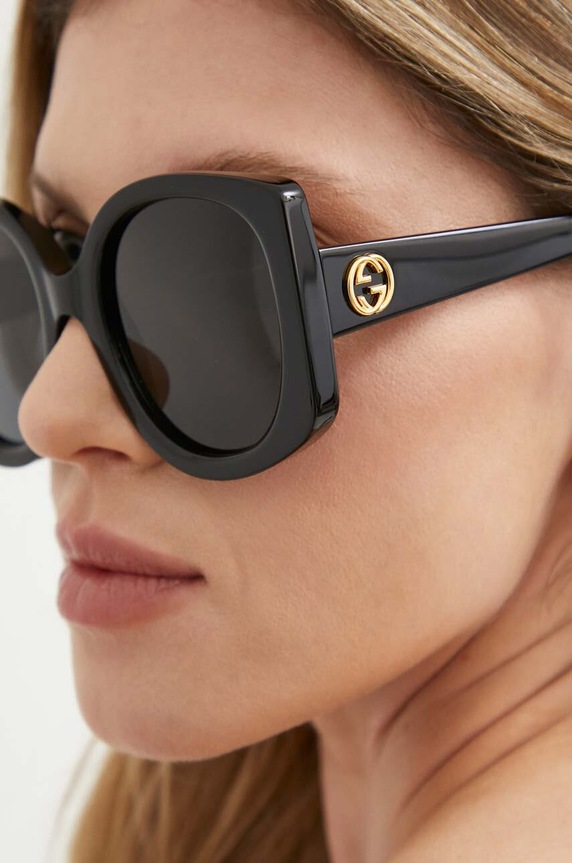Gucci okulary przeciwsłoneczne GG1257S czarny