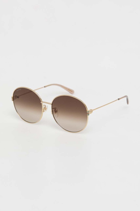 Gucci okulary przeciwsłoneczne GG1281SK złoty AA00