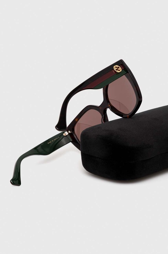 Gucci occhiali da sole marrone GG1300S