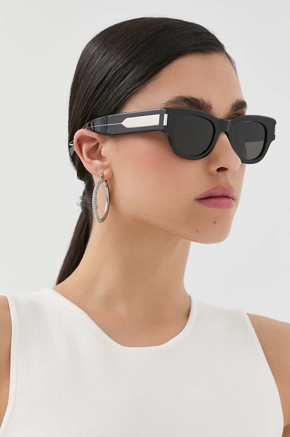 Sunčane naočale Saint Laurent jednobojno crna SL.573