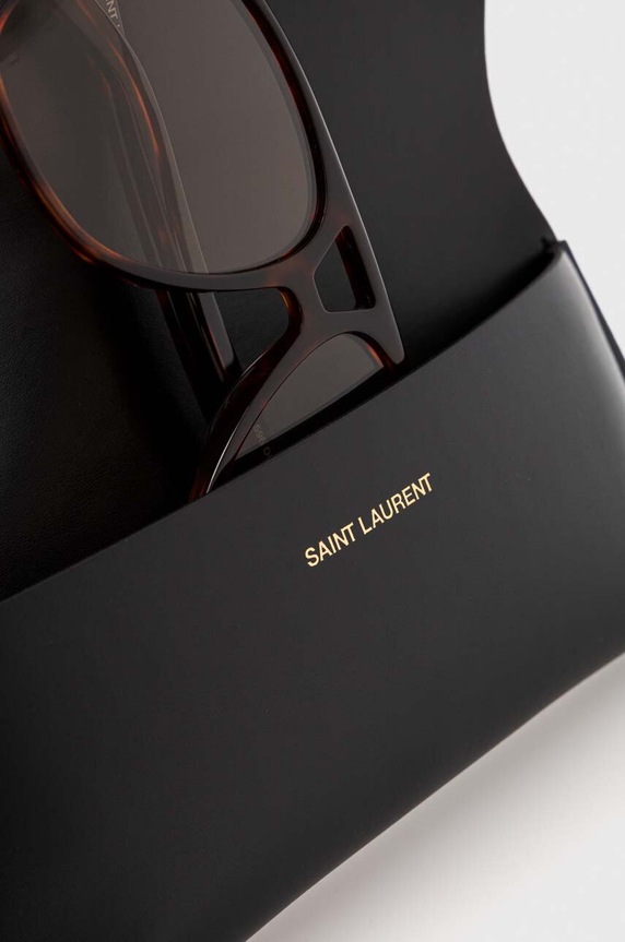 Солнцезащитные очки Saint Laurent коричневый SL.596.DUNE
