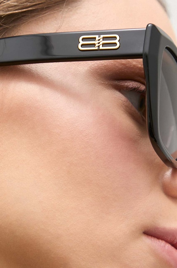 Balenciaga okulary przeciwsłoneczne BB0273SA czarny
