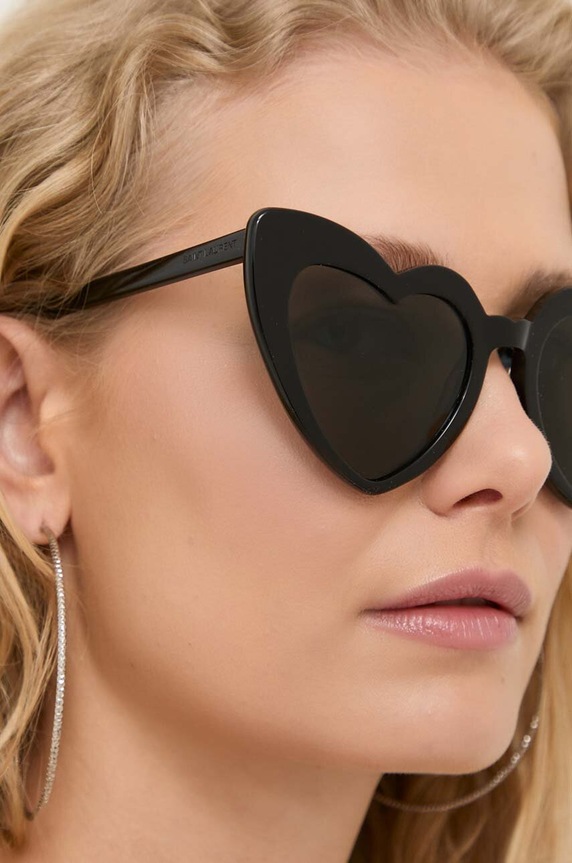 Saint Laurent okulary przeciwsłoneczne LOULOU SL.181.LOULOU czarny
