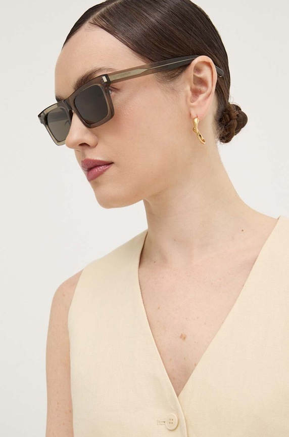 Слънчеви очила Saint Laurent BETTY правоъгълна прозрачен SL.461.BETTY