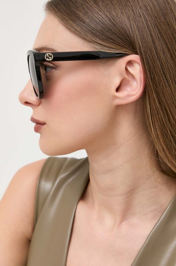Gucci okulary przeciwsłoneczne GG1315S czarny