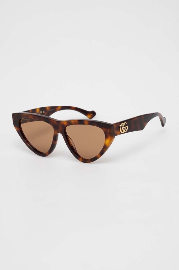 Gucci okulary przeciwsłoneczne GG1333S brązowy AA00