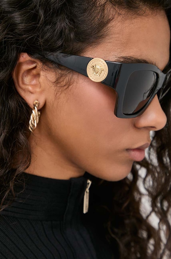 Slnečné okuliare Versace 0VE4452 čierna AA00