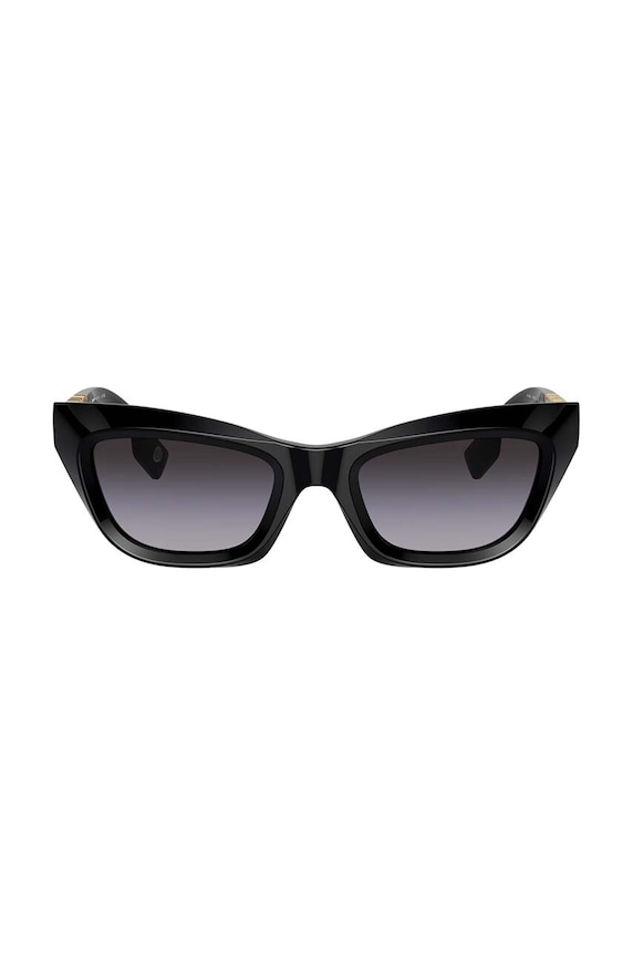 Burberry okulary przeciwsłoneczne kocie oczy czarny 0BE4409