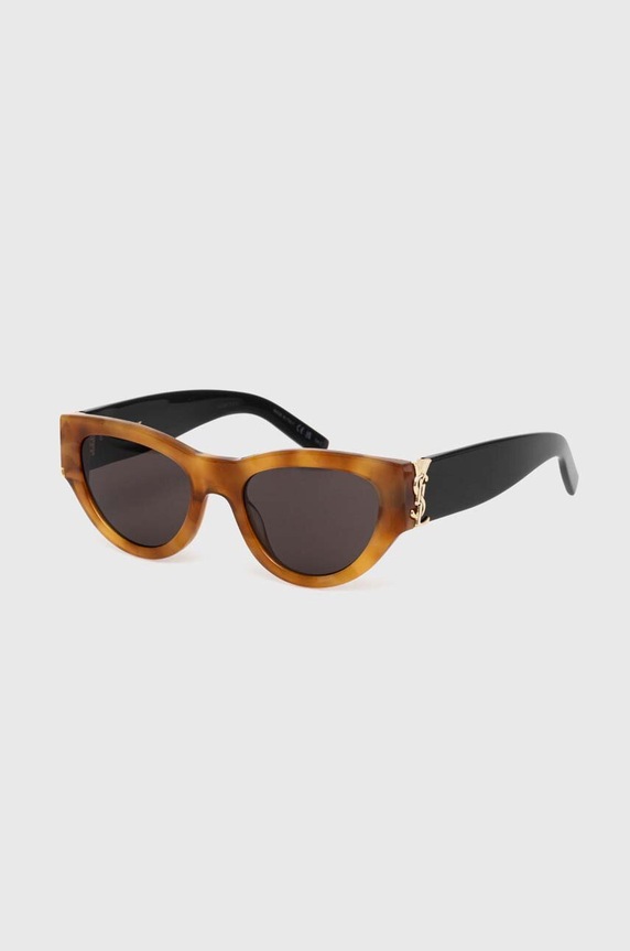 Saint Laurent okulary przeciwsłoneczne SL.M94 brązowy AA00