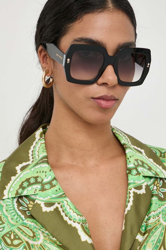 Etro ochelari de soare femei nu negru ETRO.0011/S