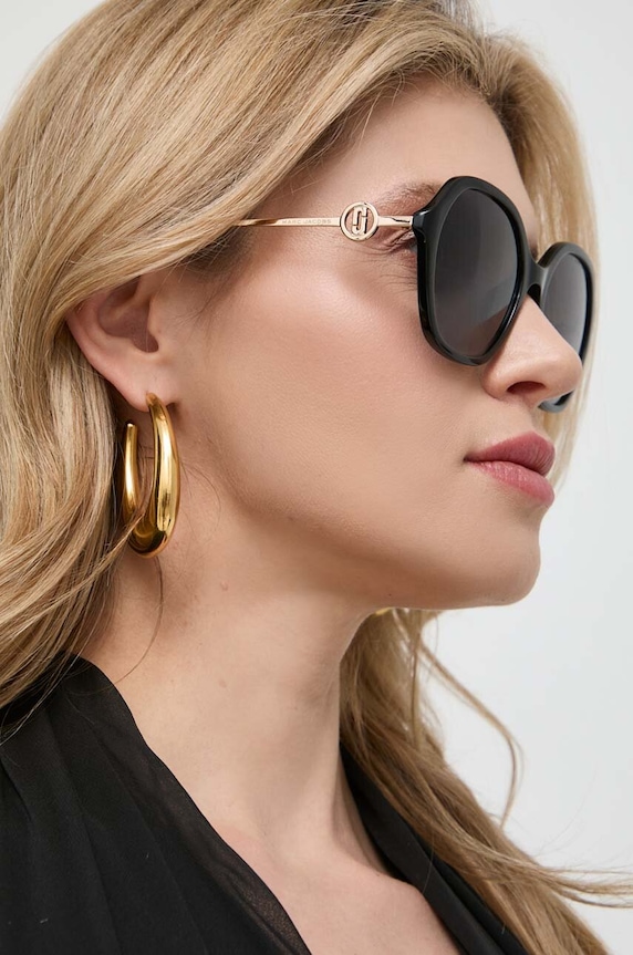 Marc Jacobs ochelari de soare rotund negru MARC.728/F/S