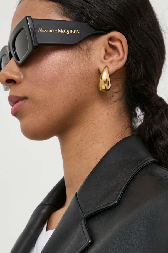 Γυαλιά ηλίου Alexander McQueen AM0433S μαύρο