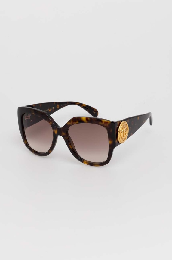 Gucci okulary przeciwsłoneczne GG1407S brązowy AA00