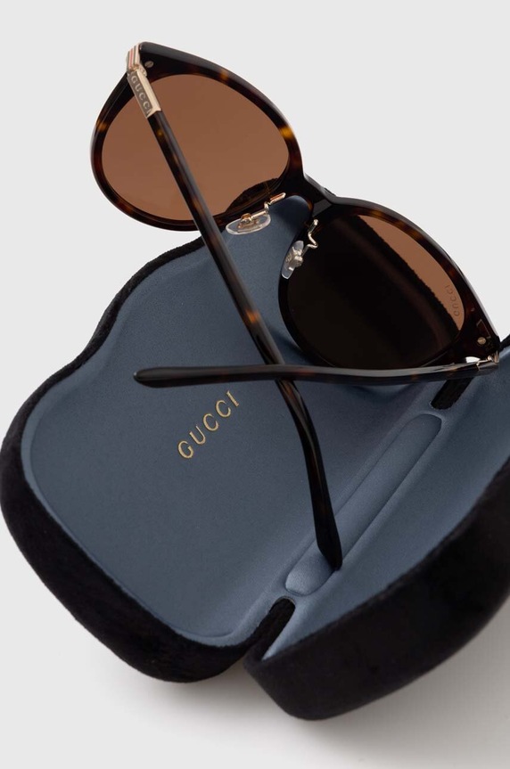 Slnečné okuliare Gucci hnedá GG1452SK