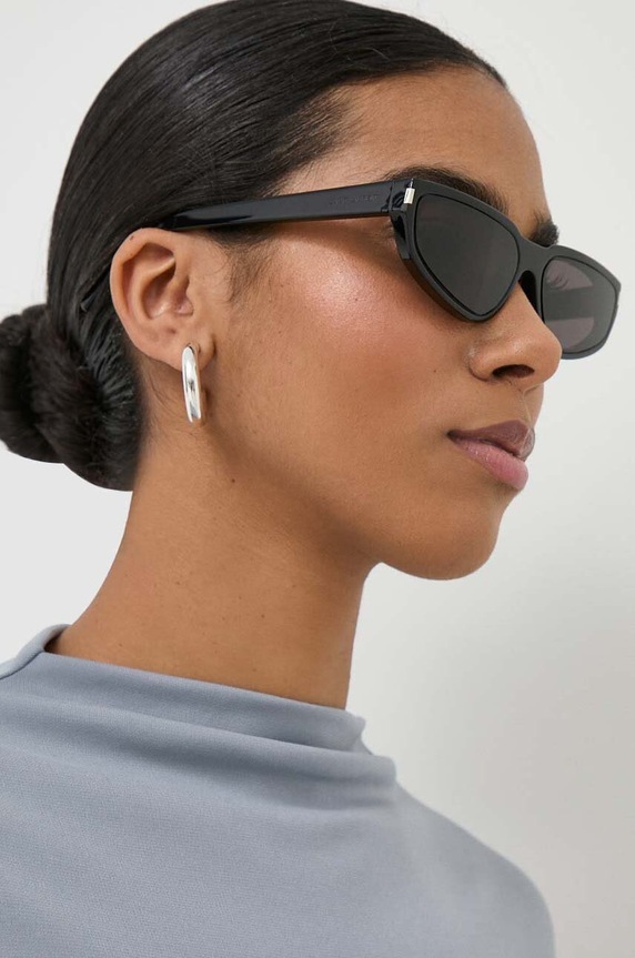 Saint Laurent occhiali da sole a tinta unita nero SL.634.NOVA
