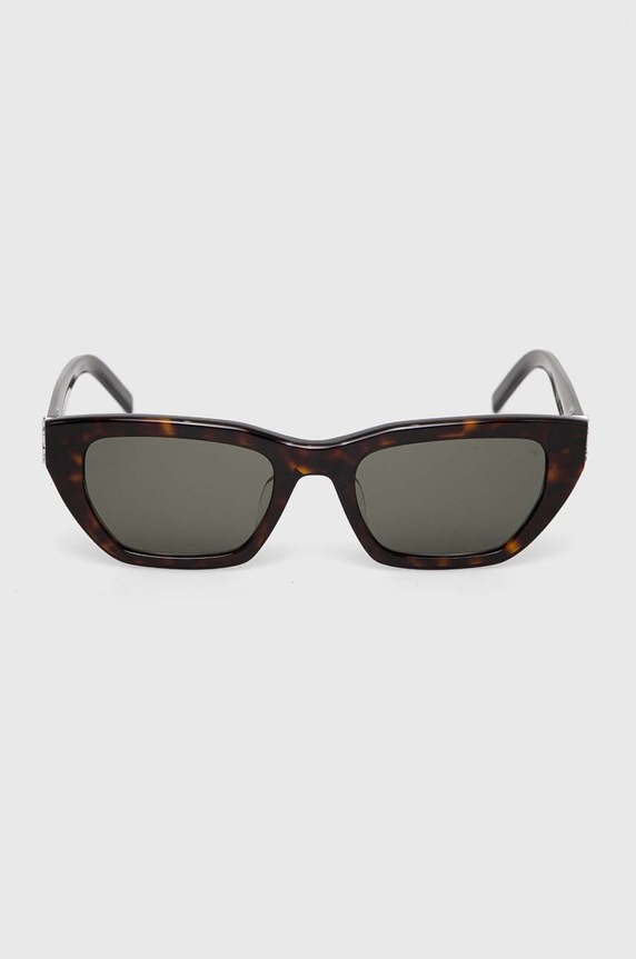 Saint Laurent okulary przeciwsłoneczne SL.M127/F brązowy AA00