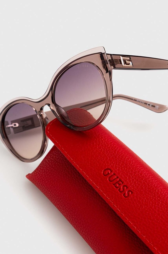 Guess okulary przeciwsłoneczne beżowy GU7909.5359Z