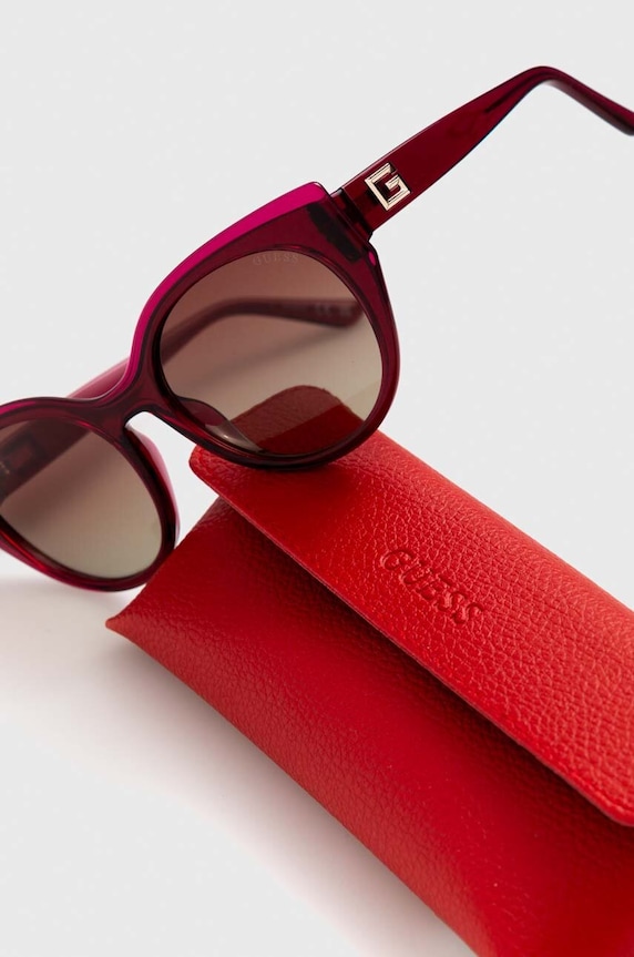 Guess okulary przeciwsłoneczne fioletowy GU7909.5369T
