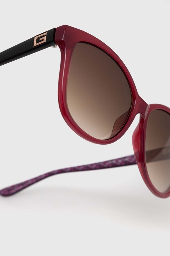 Guess okulary przeciwsłoneczne fioletowy GU7920.5869G